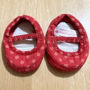 Bitty Twins 2006 Meet Outfit Red‎ Soft SHOES ONLY American Girl Doll RETIRED
